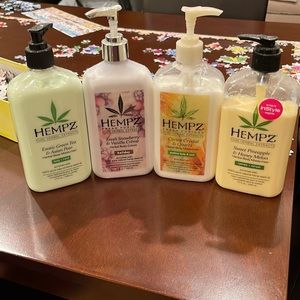 4 Hempz Body Lotions